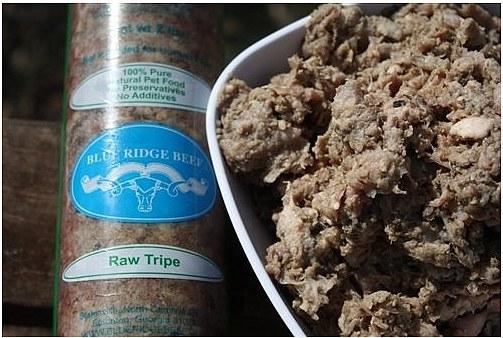 Blue Ridge Beef Frozen Food Green Tripe Dog Chubs - 2 lb Chub  