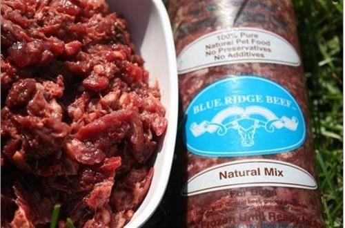 Blue Ridge Beef Frozen Food Natural Mix Dog Chubs - 2 lb Chub  