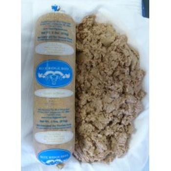 Blue Ridge Beef Frozen Food Quail & Bone Cat and Dog Chubs - 2 lb Chub