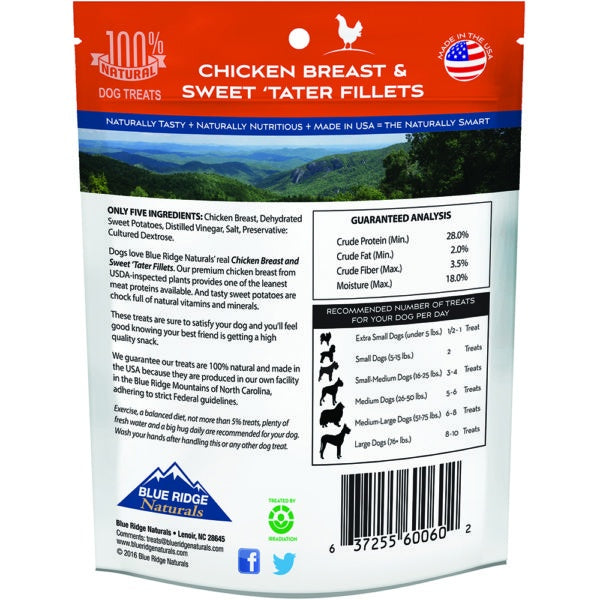 Blue Ridge Naturals Chicken Breast & Sweet Potato Fillets  