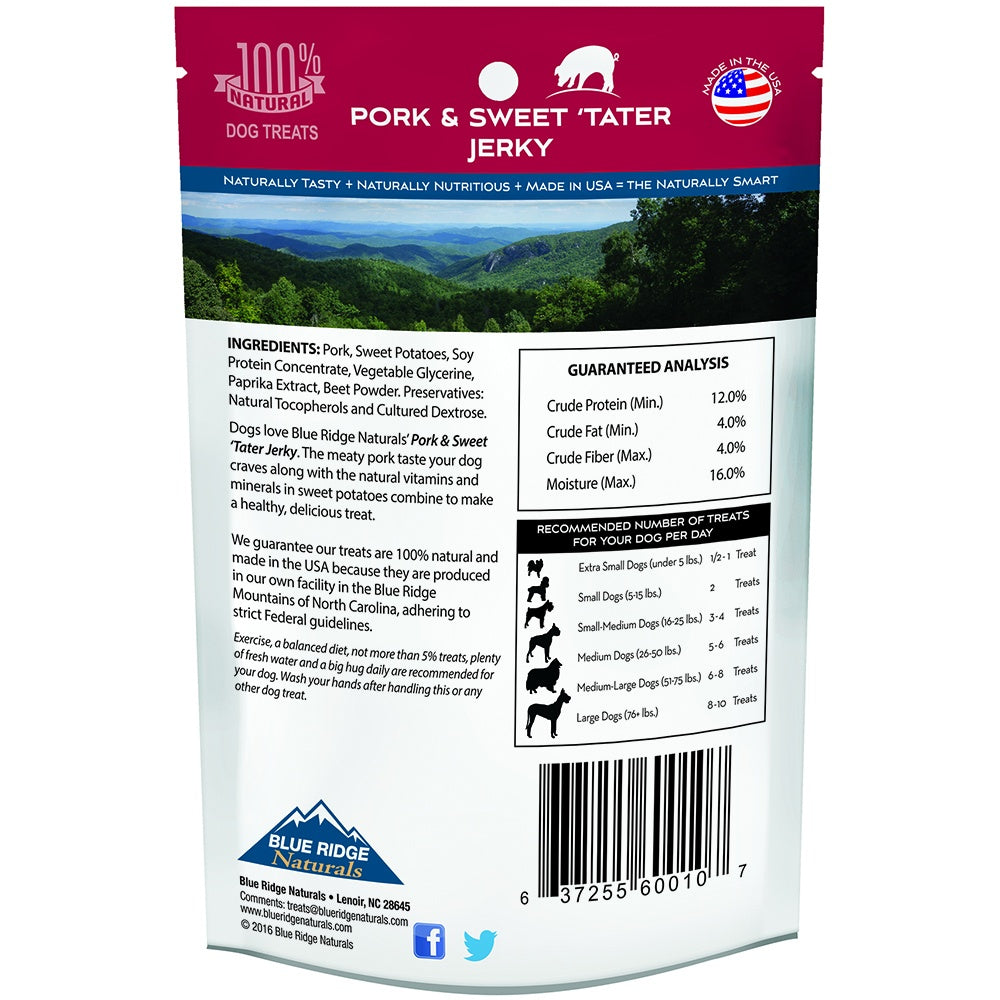 Blue Ridge Naturals Pork & Sweet 'Tater Jerky  