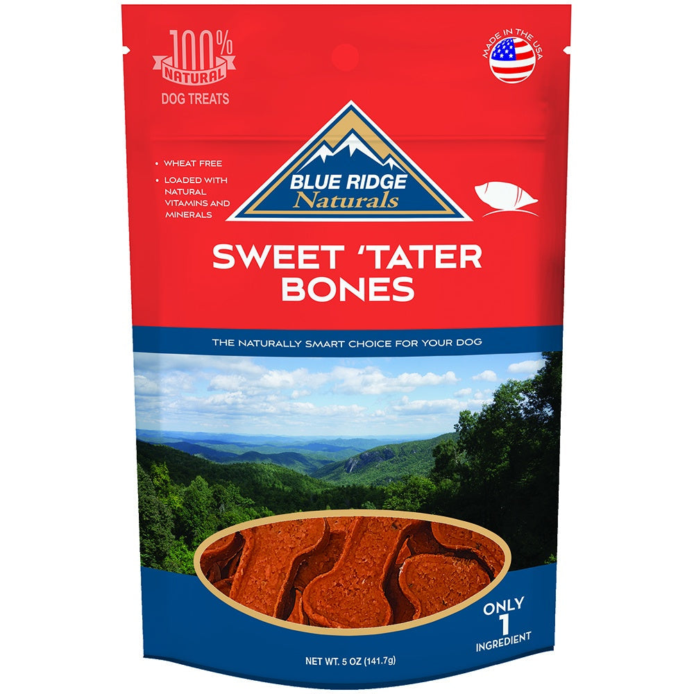 Blue Ridge Naturals Sweet 'Tater Bones Dog Treats  