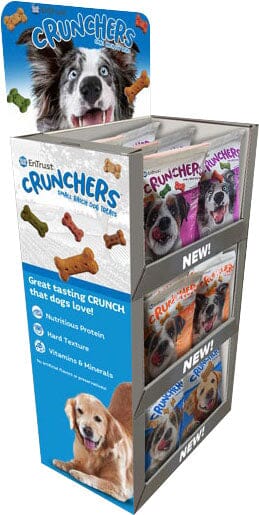 Blue Seal Entrust Crunchers Display Dog Biscuits Treats -