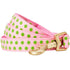 Blueberry Pet Velvety Polka Dot Baby Pink Flocking Dog Leash  