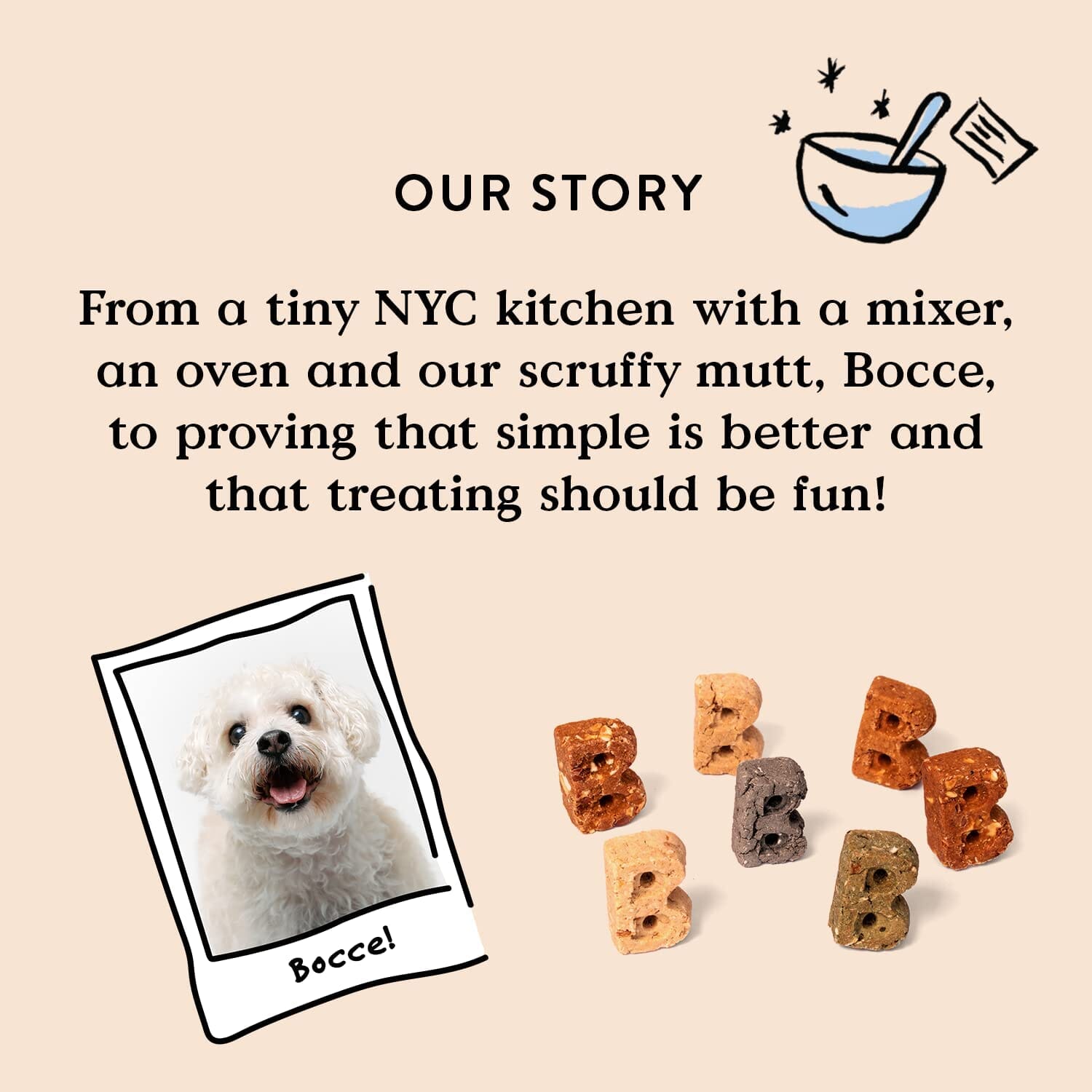 Bocce's Bakery Bacon Nutty Dog Biscuits - 5 Oz  