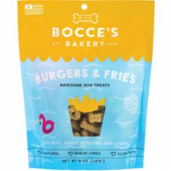 Bocce's Bakery Burgers and Fries Dog Bisuits - 5 Oz  