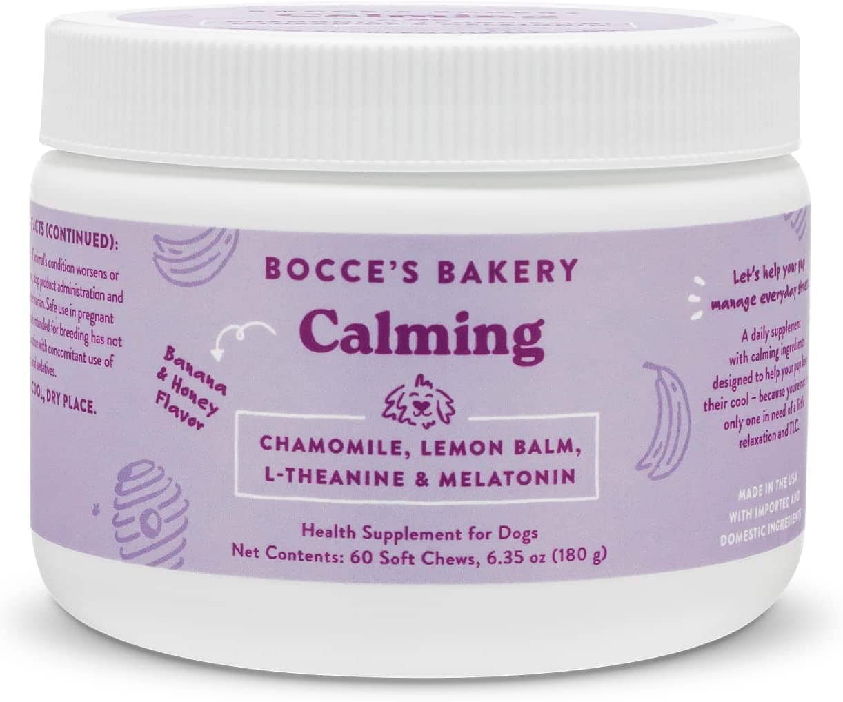 Bocce's Bakery Calming Dog Supplements - 6.35 Oz  