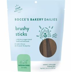 Bocce's Bakery Dog Brushy Dental Chew Sticks - Medium - 13 Oz  