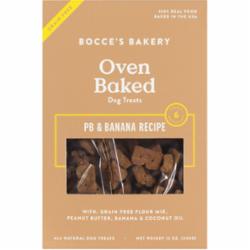Bocce's Bakery Grain-Free Peanut Butter and Banana Dog Biscuits - 12 Oz