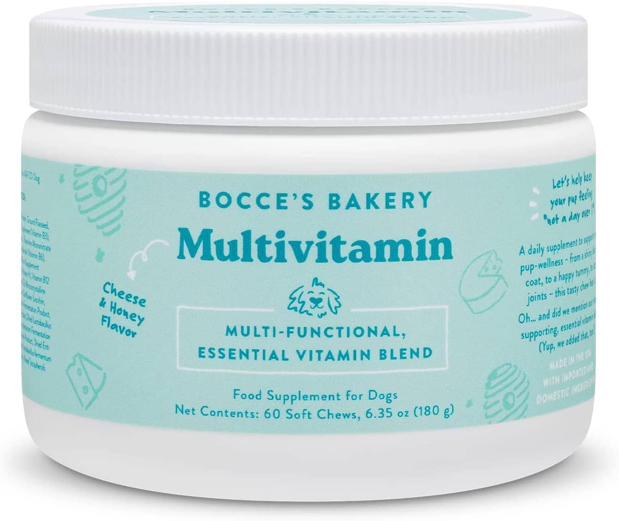 Bocce's Bakery Multi-Vitamin Dog Supplements - 6.35 Oz  