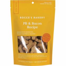 Bocce's Bakery Peanut Butter and Bacon Dog Biscuits - 8 Oz