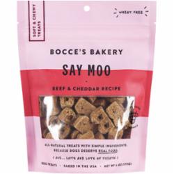 Bocce's Bakery SAY MOOOO Soft and Chewy Dog Treats - 6 Oz