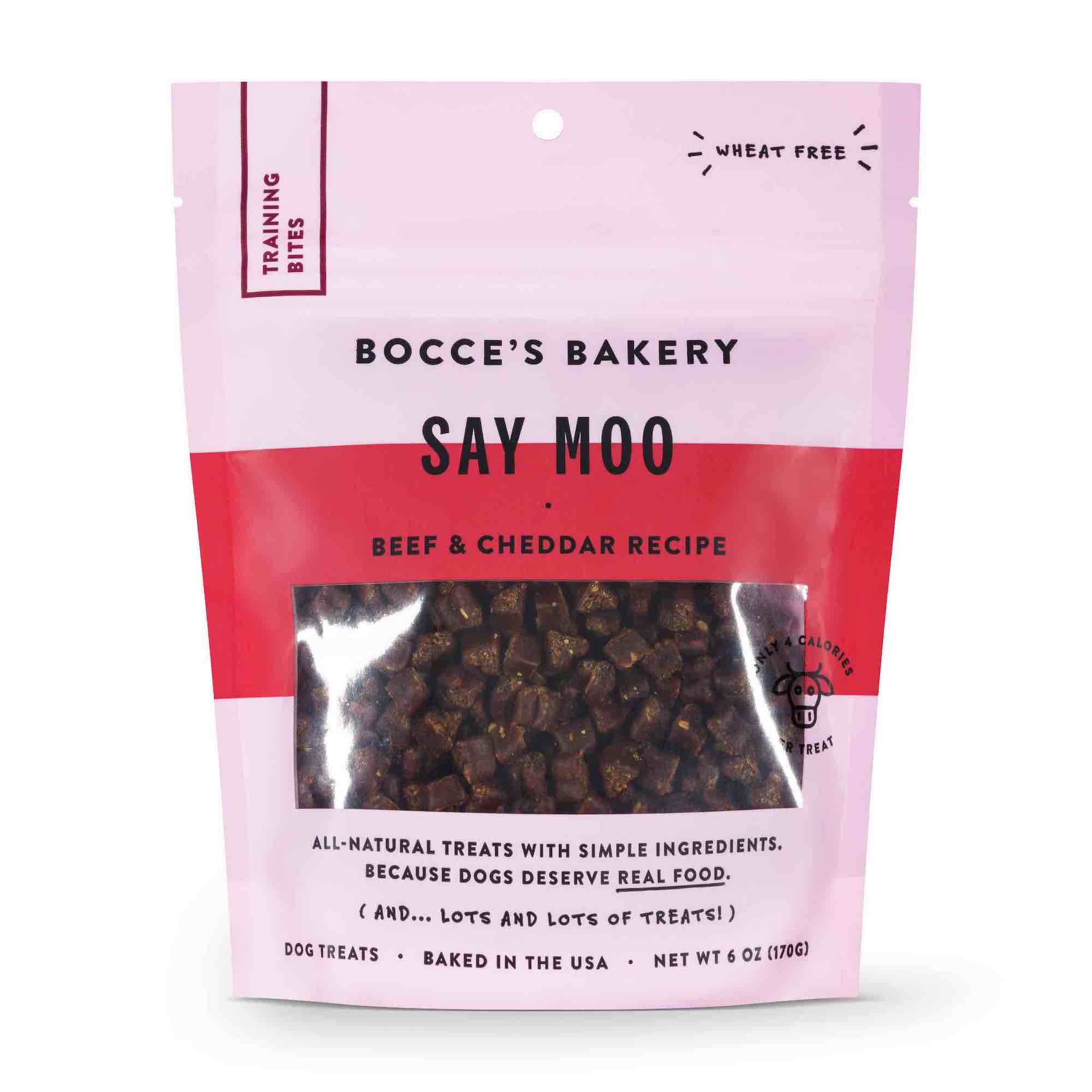 Bocce's Bakery SAY MOOOO Training Chewy Dog Treats - 6 Oz  