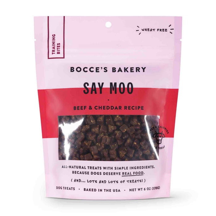 Bocce's Bakery SAY MOOOO Training Chewy Dog Treats - 6 Oz