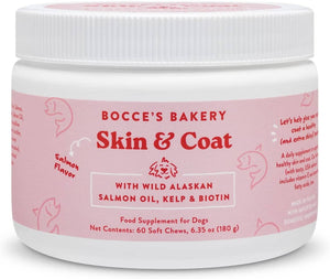 Bocce's Bakery Skin and Coat Dog Supplements - 6.35 Oz