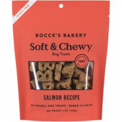 Bocce's Bakery Soft and Chewy Dog Treats Salmon Chewy Dog Treats - 6 Oz