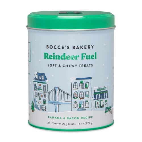 Bocce's Bakery TIN REINDEER Dog Biscuits - 8 Oz  