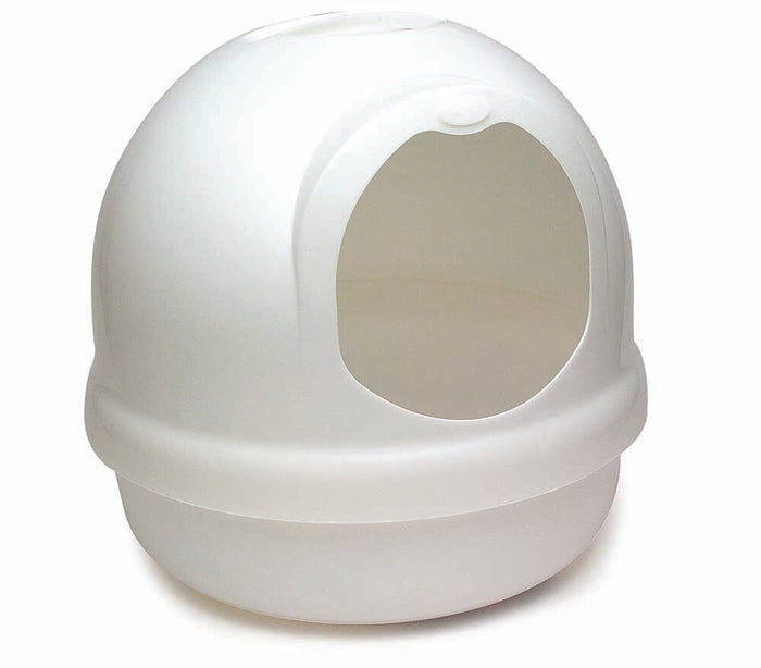 Booda Dome Cat Litter Box Pearl White - Large