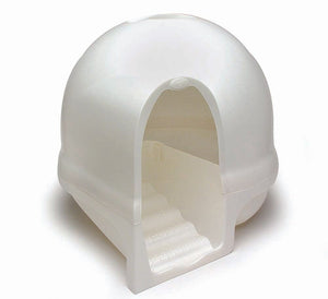 Booda Dome Cleanstep Cat Litter Box Pearl White - Large