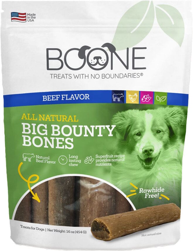 Boone Big Bounty Bones Mass Natural Dog Chews - Beef - 16 Oz  