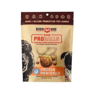 Boss Dog Proball Meatballs Freeze-Dried Meatballs Chicken Dog Treats - 3 oz Pouch