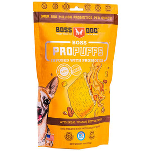 Boss Dog ProPuffs Propuffs Real Peanut Butter Flavor Ancient Grain Treats for Dogs - 5/...