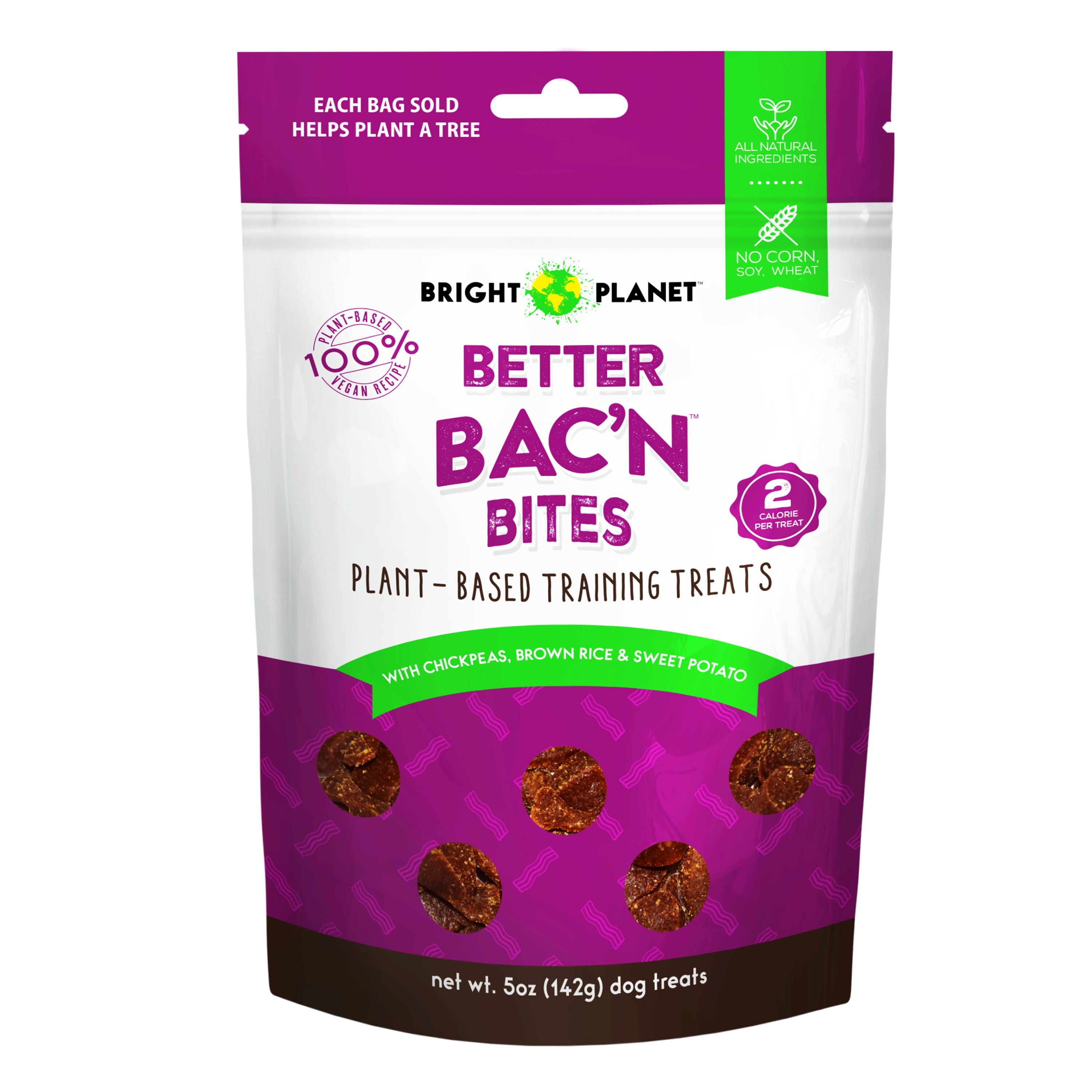 Bright Planet Pet Better Bac'n Bites Dog Treat - 5 Oz  