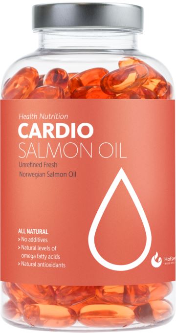 Brilliant Cardio Salmon Oil Soft Gel Caps Cat and Dog Supplements - 180 Count  