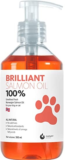 Brilliant Salmon Oil Cat and Dog Supplements - 10 oz