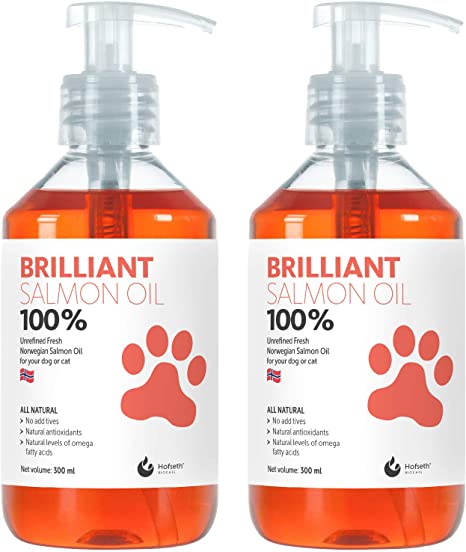 Brilliant Salmon Oil Cat and Dog Supplements - 34 oz  