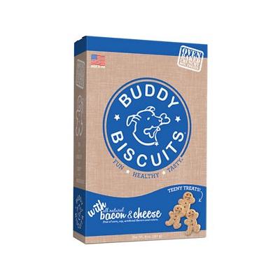 Buddy Biscuits Teeny Bacon & Cheese Original Baked Dog Treats - 8 oz Bag  
