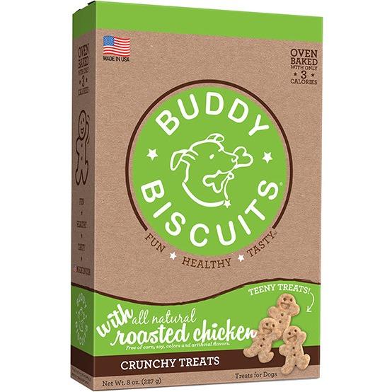 Buddy Biscuits Teeny Roasted Chicken Original Baked Dog Treats - 8 oz Bag  