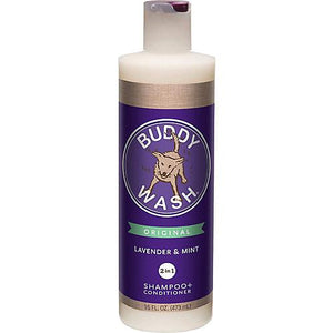 Buddy Wash Lavender & Mint Shampoo Cat and Dog Shampoo and Conditioner - 16 oz Bottle