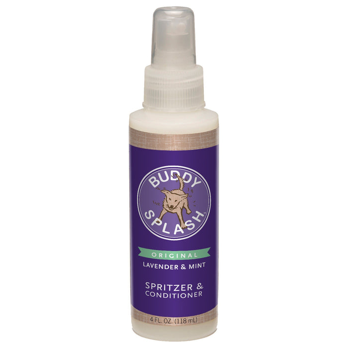 Buddy Wash Lavender & Mint Splash Spritzer Dog Deodorizer and Conditioner - 4 oz Bottle