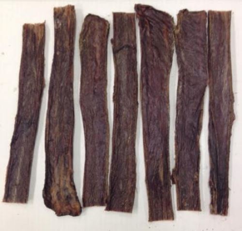 Butchers Block Dry Roasted USA Beef Jerky Weasand Esophagus Natural Dog Treats  