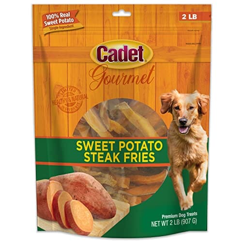 Cadet Gourmet Sweet Potato Steak Fries Natural Dog Treats - Sweet Potato - 2 Lbs  