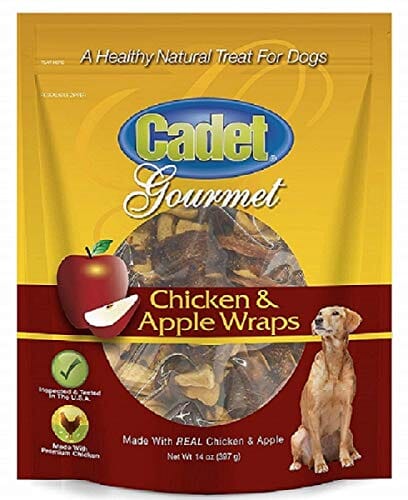 Cadet Gourmet Wraps Natural Dog Treats - Chicken and Apple - 14 Oz