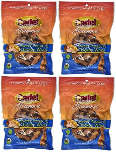 Cadet Gourmet Wraps Natural Dog Treats - Chicken and Sweet Potato - 14 Oz  