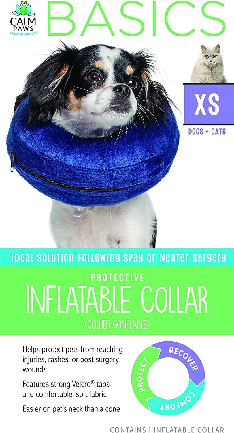 Calm Paws Basic Inflatable Dog Collar - Extra Small  