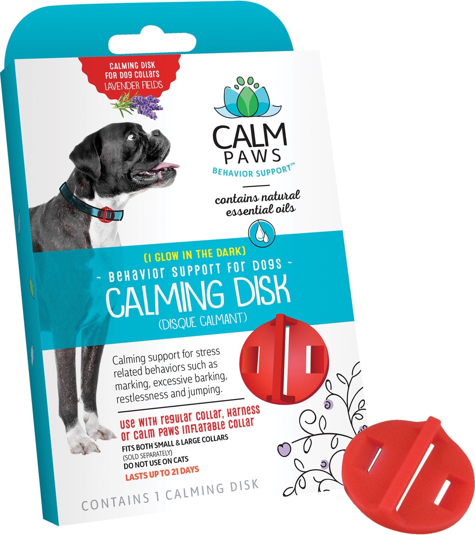 Calm Paws Calming Disk Medallion Dog - O/S  