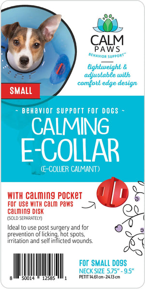 Calm Paws Dog E-Collar - Blue - Small - 5.75 - 9.5 In