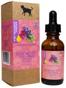 Calm Paws Essential Oil Serene Pet Calming Tincture for Dog - Lavender/Valeri - 1 Oz  