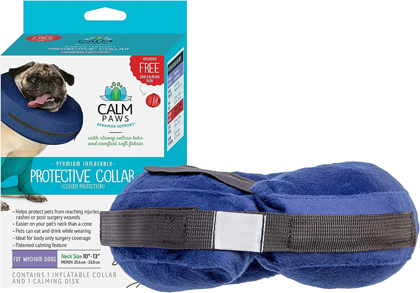 Calm paws protective collar medium sale