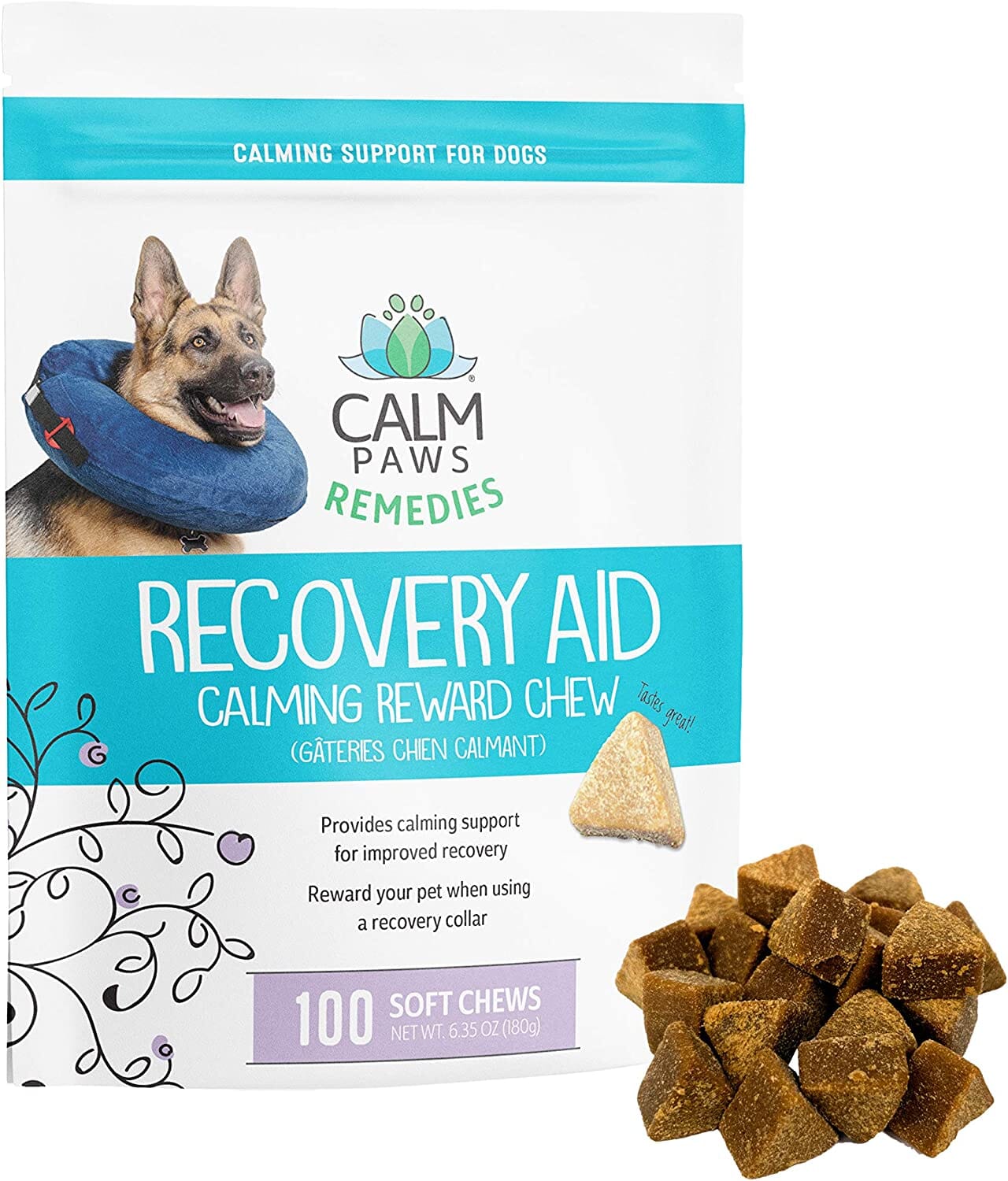 Calm Paws Remedies Calming Soft Dog Chews - 100 Count  