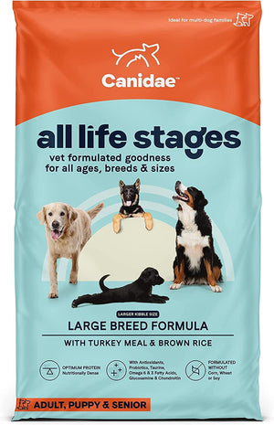 Canidae All Life Stages Large Breed Dry Dog Food - Turkey Meal and Broth - 30 Lbs