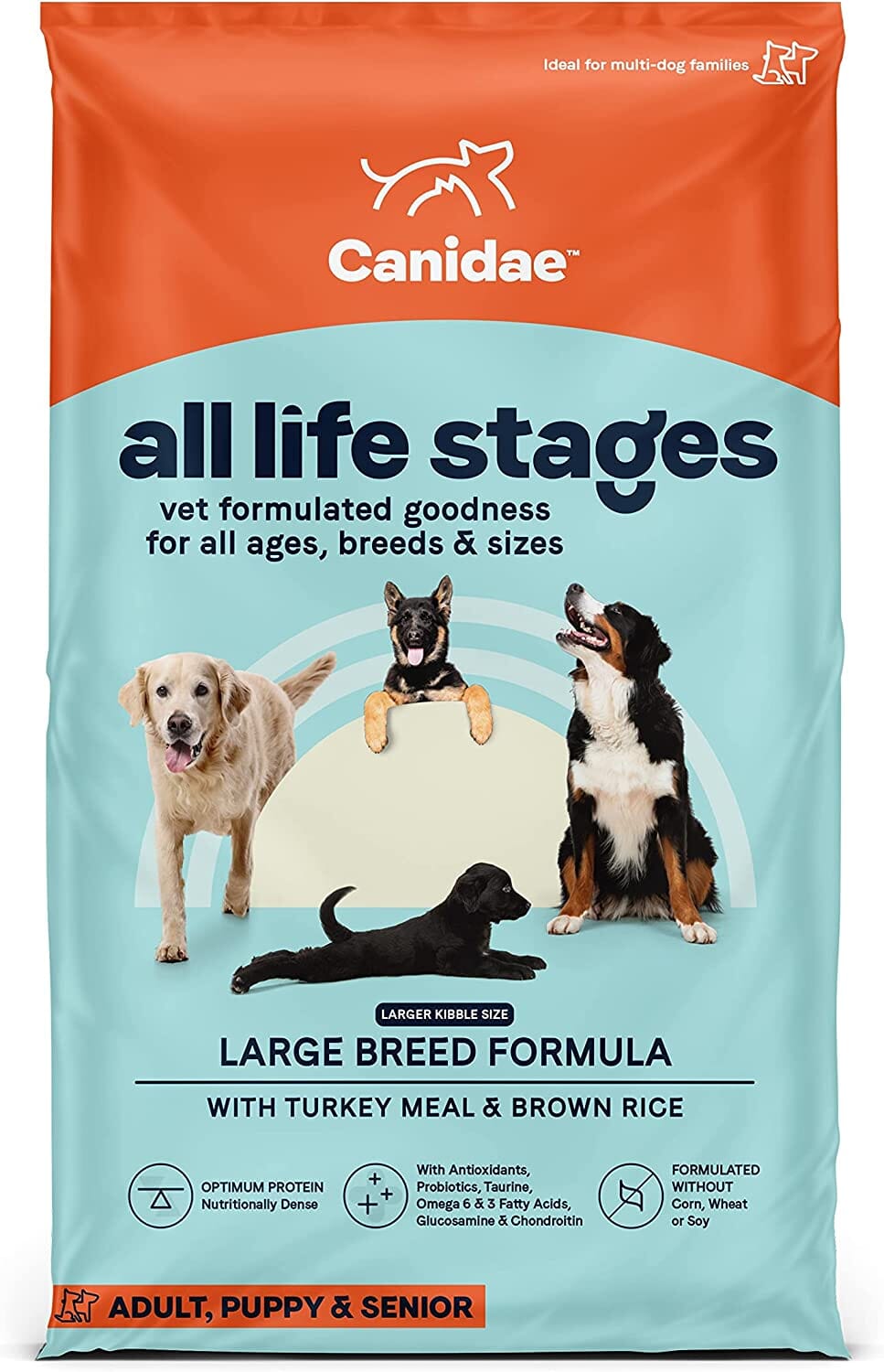 Canidae All Life Stages Large Breed Dry Dog Food - Turkey Meal and Broth - 44 Lbs  