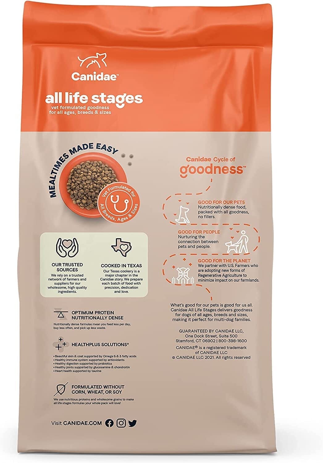 Canidae All Life Stages Multi-Protein Dry Dog Food - Chicken and Turkey - 15 Lbs  