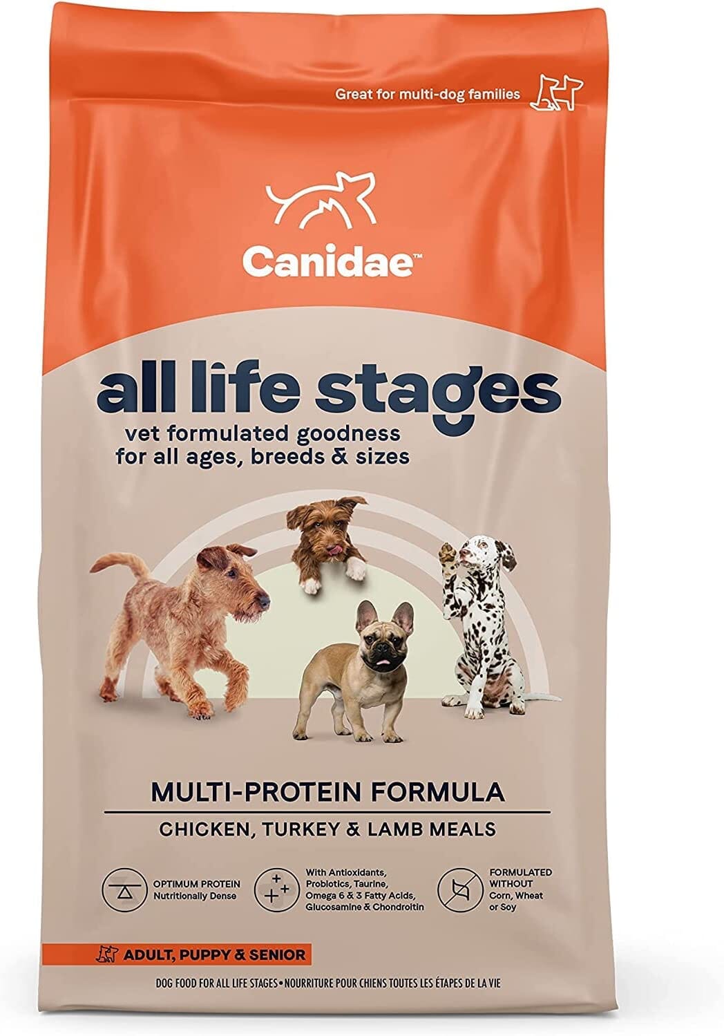 Canidae All Life Stages Multi-Protein Dry Dog Food - Chicken and Turkey - 15 Lbs  