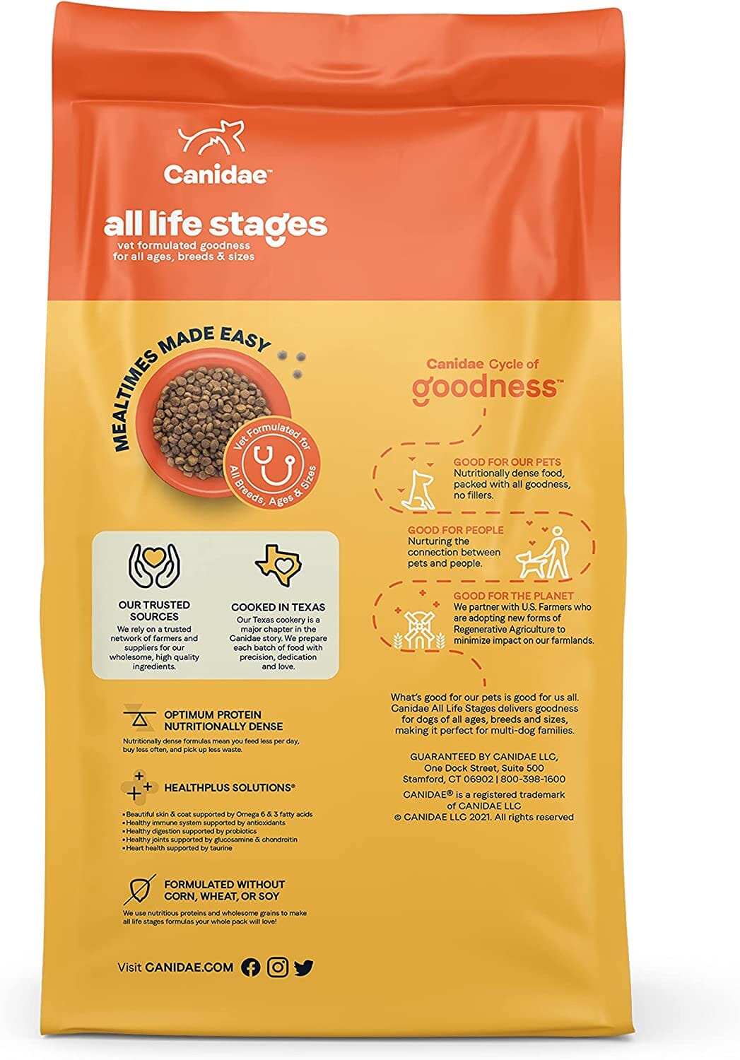 Canidae All Life Stages Premium Dry Dog Food - Chicken Meal and Rice - 15 Lbs  