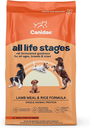Canidae All Life Stages Premium Dry Dog Food - Lamb Meal and Rice - 30 Lbs